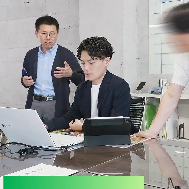 やりがいを感じる仕事の様子